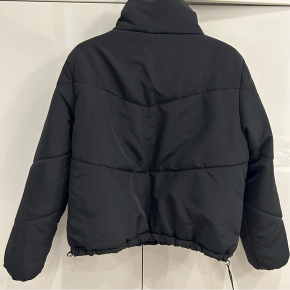 Womens bomber jacket colour black - Picture 4 of 4